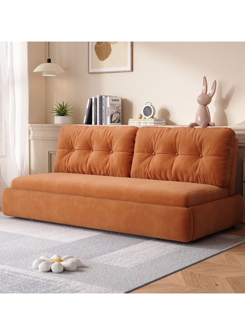 AWD Modern Pull-Out Sofa Bed with Soft Upholstery – Space-Saving Convertible Sofa for Living Room & Guest Room - Image 1