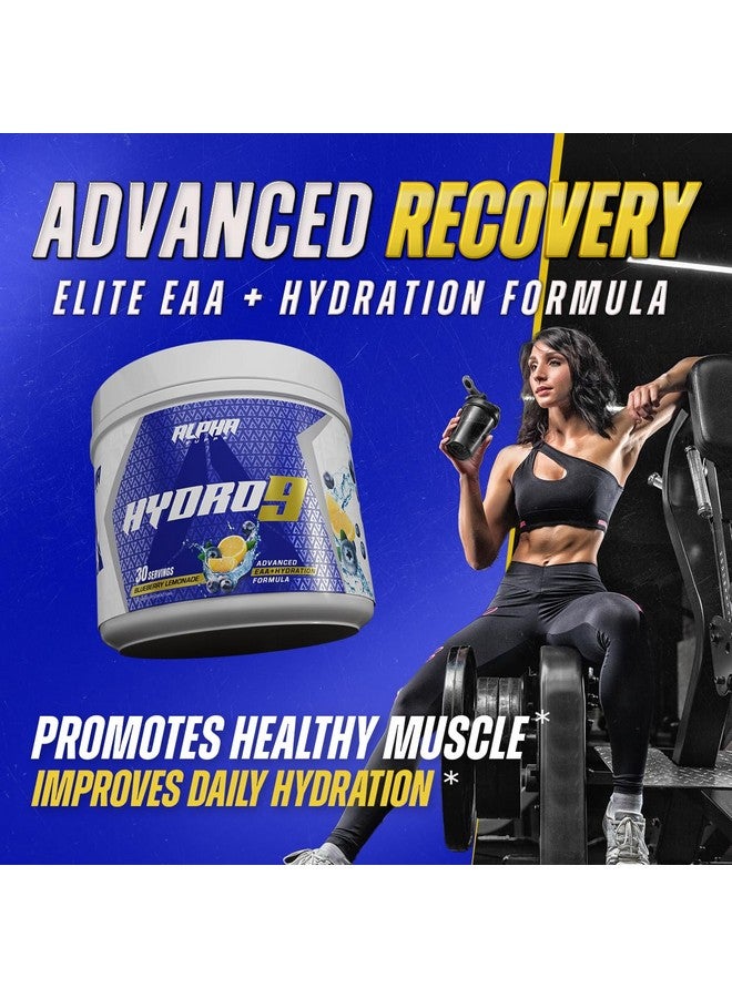 Alpha Supps Hydro 9 Aminos | EAA + Hydration Formula | Essential Amino Acids EAAs Powder with BCAAs & Electrolytes 30 Servings - Blueberry Lemonade - Image 3