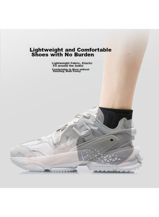ANTA Ankle Brace, Sports Anti-Sprain, Foot And Ankle Protector, Ultra-Thin, For Men And Women, Basketball, Running, Joint Stabilizer, Gray And White - Image 5