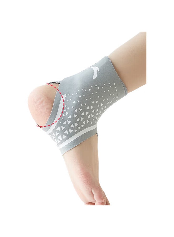 ANTA Ankle Brace, Sports Anti-Sprain, Foot And Ankle Protector, Ultra-Thin, For Men And Women, Basketball, Running, Joint Stabilizer, Gray And White - Image 3