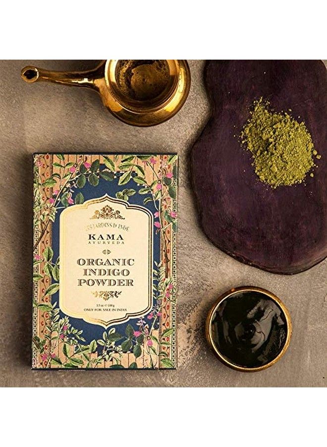 Kama Ayurveda مسحوق النيلي العضوي 100 جرام - Image 3