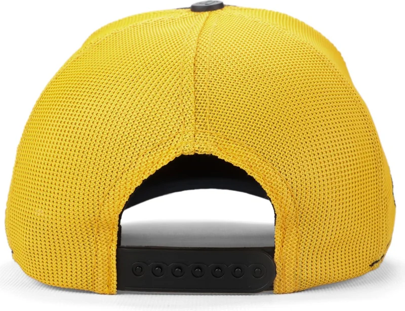 Blackbörk Blackbörk V1 Trucker 1907 - 1 Dark Navy Blue-Yellow Hat (Cap) with Code Logo