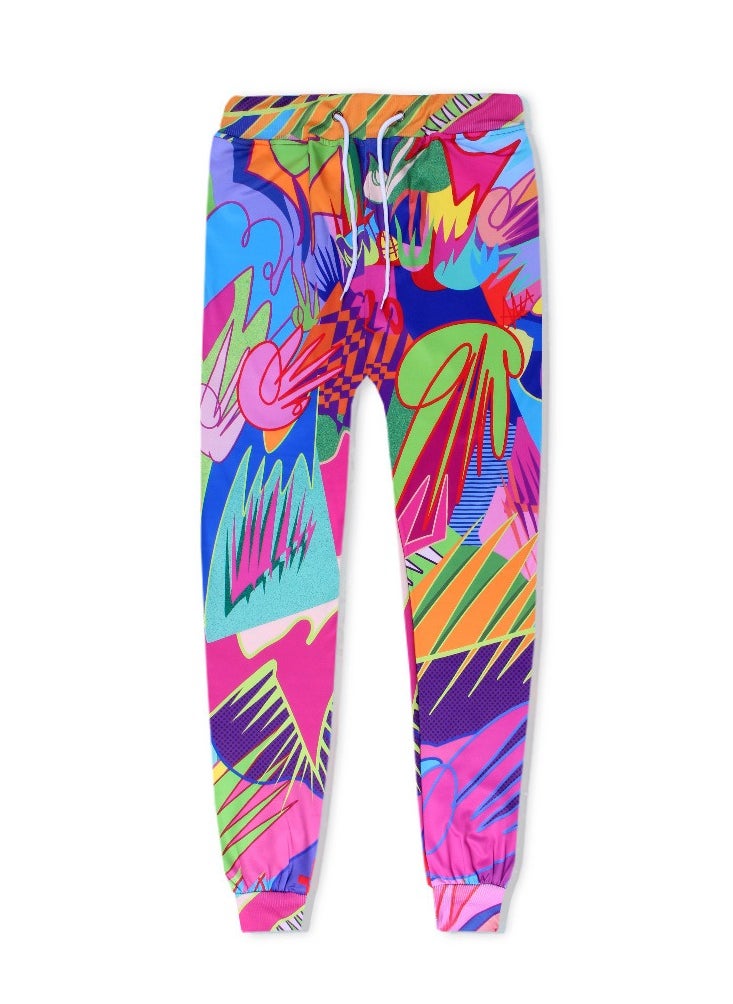 KUYING New One Piece Printed Legged Sports And Leisure Pants  - Image 1