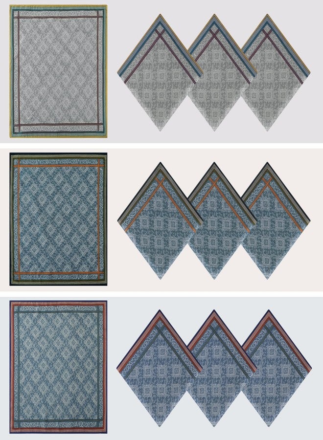 HOULIFE Hankerchieves Men, Cotton Men’s Handkerchiefs, Soft Cotton Hankies (Mixed-6 PCS) - Image 2