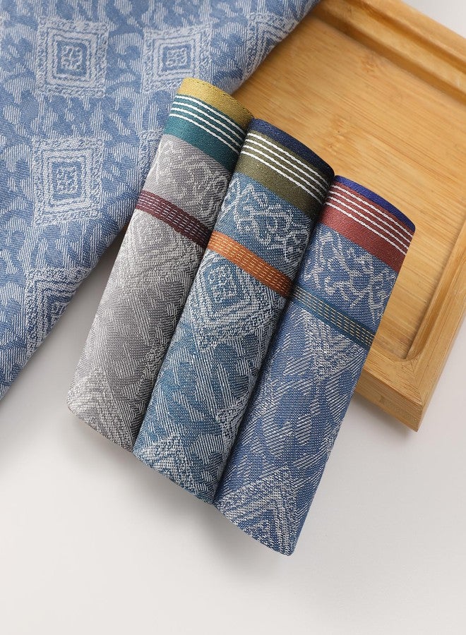 HOULIFE Hankerchieves Men, Cotton Men’s Handkerchiefs, Soft Cotton Hankies (Mixed-6 PCS) - Image 5