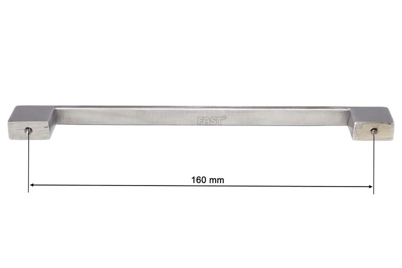 FAST CP40S Stainless Steel SS Matte Silver Cabinet Pull Handle for Wardrobe Cupboard Door & All Other Drawers 2pcs (160mm 8inch) - Image 5