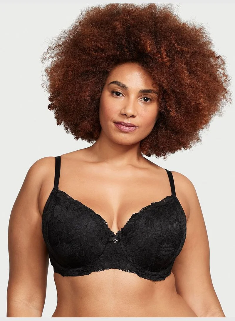 Victoria's Secret Lightly Lined Lace-Cup Demi Bra