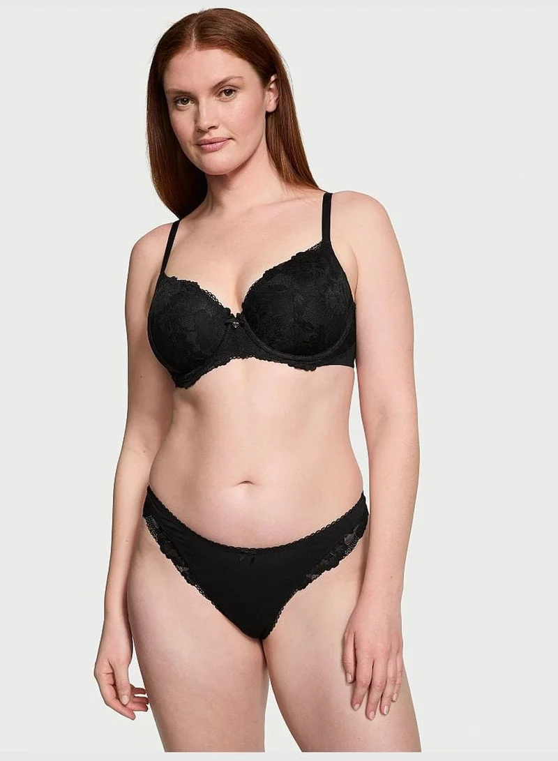 Victoria's Secret Lightly Lined Lace-Cup Demi Bra