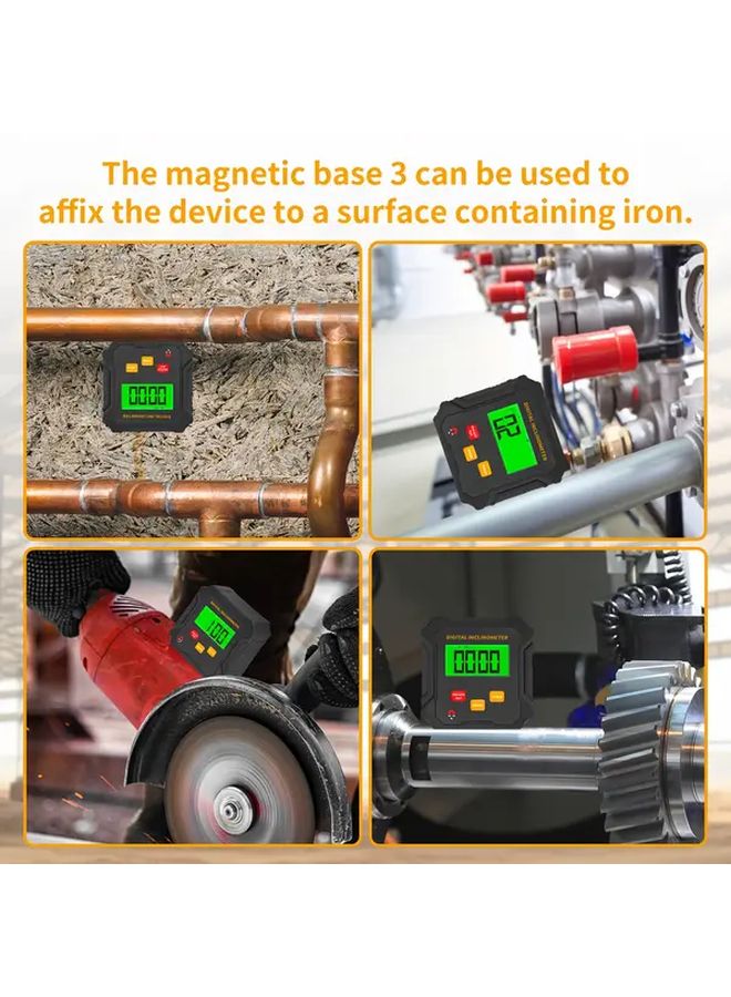 Black Digital Inclinometer Electronic Level Angle Finder - Image 4