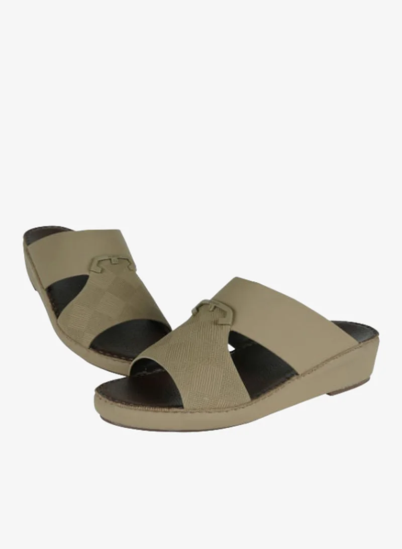 Barjeel Uno Barjeel Uno Mens Arabic Sandals BSP1-56 Beige