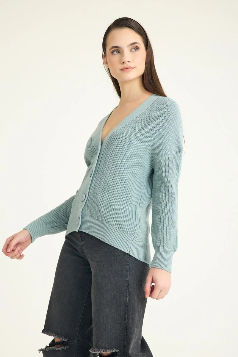 Cotenconcept Camaieu Buttoned Women's Cardigan