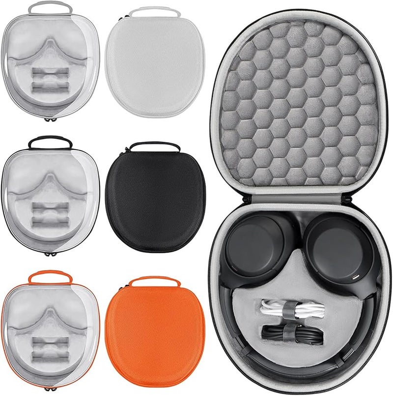 Hard Shell Headphone Case for Sony WH1000XM4 XM3 XM2 Storage Box with Handle Color A - Image 3