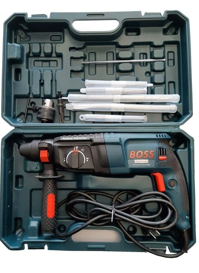BOSS Boss 2200W 26mm SDS-Plus Rotary Hammer Drill | 3-Mode Operation | Heavy-Duty Drilling & Chiseling Tool  - Image 5