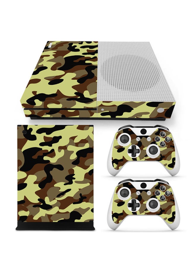general Suitable For Microsoft Xbox ONE S Host Film Xboxone S Sticker Xbox Ones Camouflage Graffiti Sticker-Color:TN-XboxOneS-0581 - Image 1