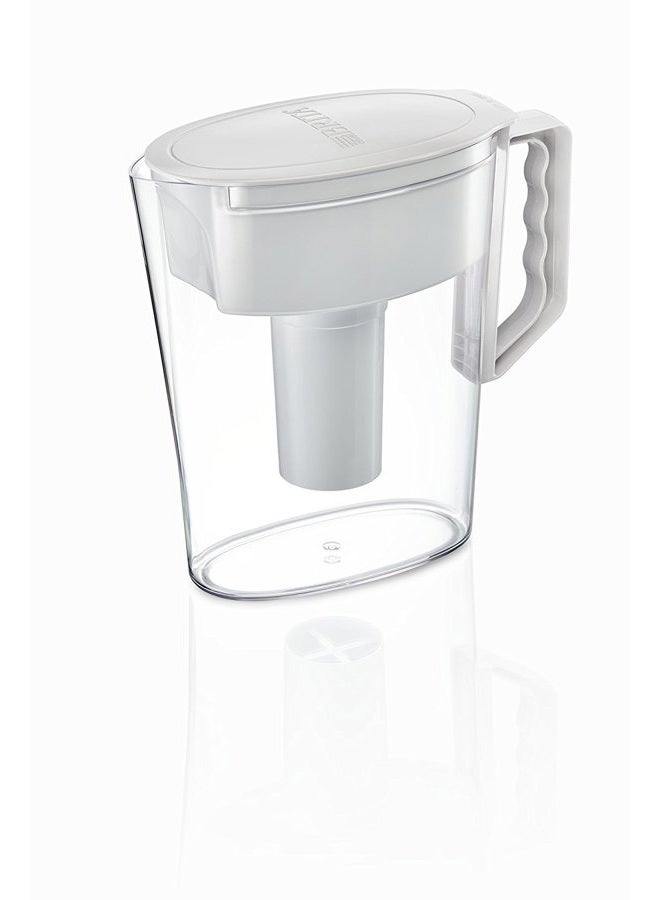 BRITA Water Pitcher, Slim, Capacity, Includes One Advanced Filter, White - 5 Cup Size - Image 4