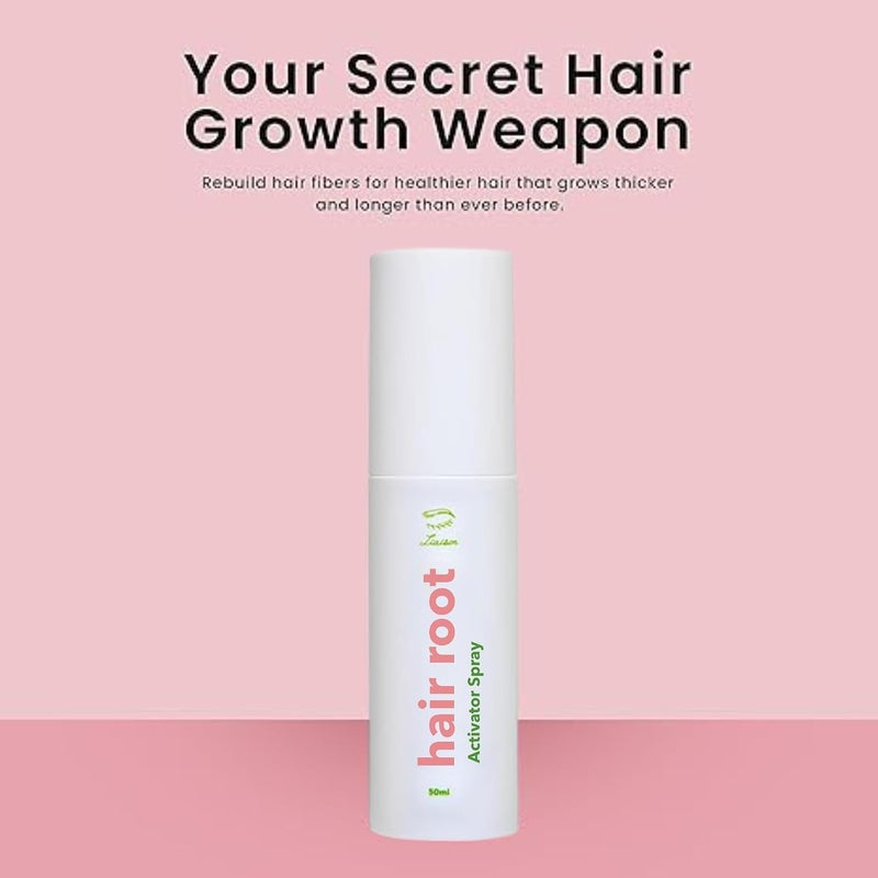 Liaison Hair Growth Spray for Women - Volumizing & Thickening Formula for Fast Growth, Strengthens Follicles & Promotes Healthy Hair - Reduces Thinning and Breakage - Image 1