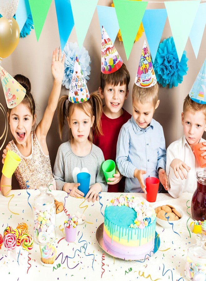 CANREVEL 12 PCS Party Hats for Kids and Adults, Party Headwear Supplies for Birthday Party Decorations, Cone Hats in 12 Designs for Girl Boys Women Men - Image 3