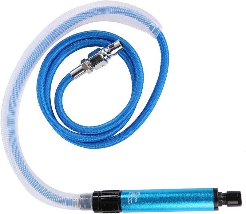 35000RPM High Speed Pneumatic Grinding Pen, Air Die Grinder Tool, Compact Lightweight Air Grinder with 3mm 6mm Chucks for Mold Polishing Glass Resin Crafts Rubber Tires - Image 5
