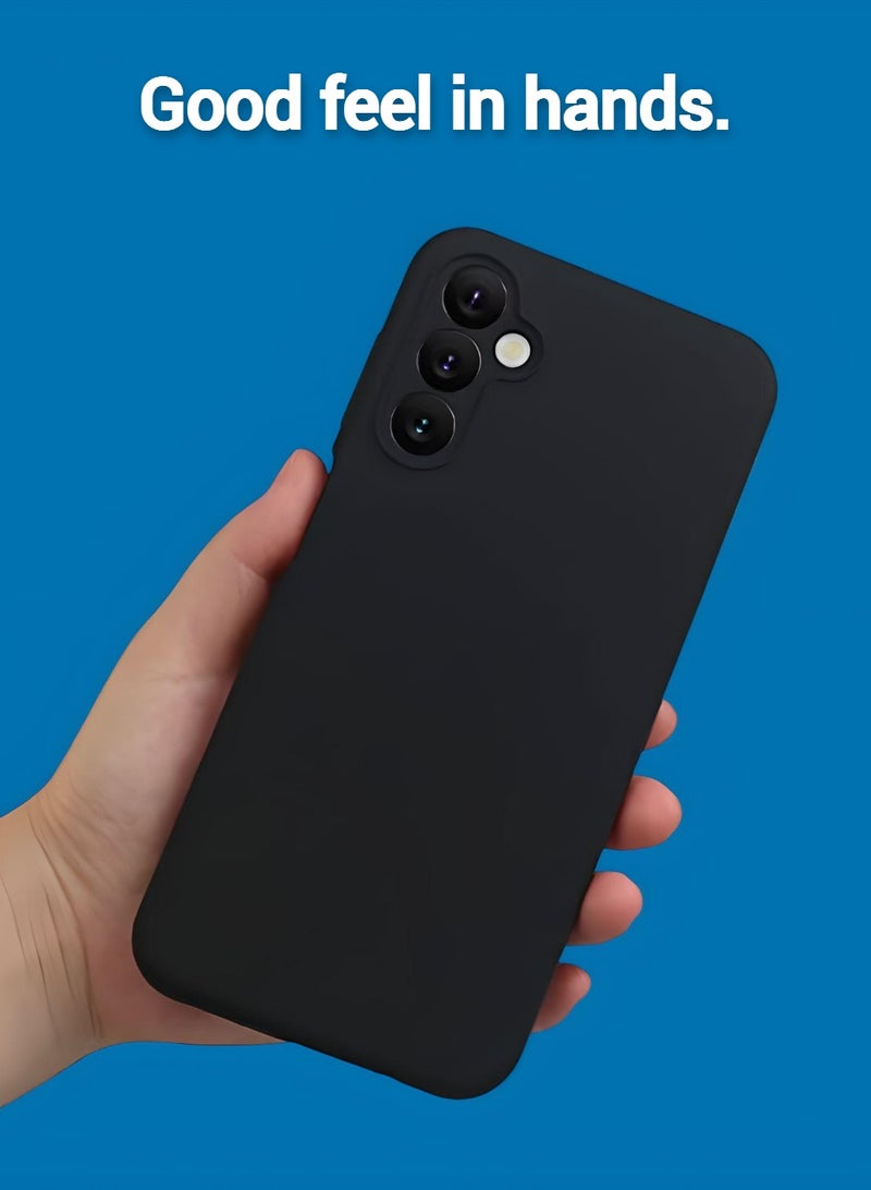 SARAOONT Samsung Galaxy A24 4G 3-Pack Matte Silicone Case Cover - Slim, Colorful, Good Grip (Black, Blue, Green - Image 2