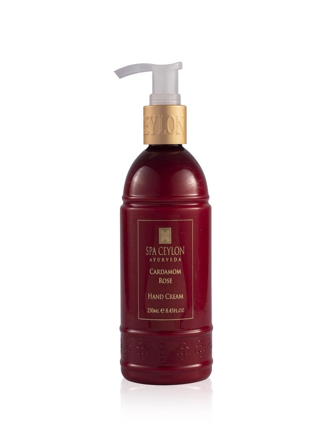 SPA CEYLON Cardamom Rose Hand Cream | Nourishing Hand Moisturizer with Mango Butter, Kokum Butter & Rice Bran | Uplifting Natural Hand Care for All Skin Types - Image 1