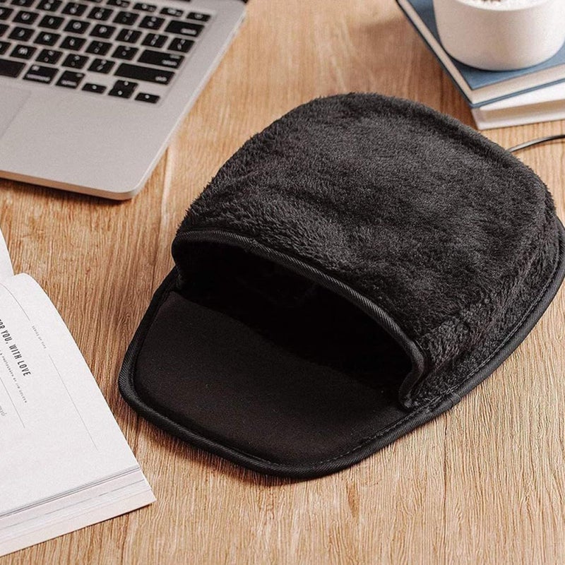 USB Heated Mouse Pad with 3 Heat Settings Ergonomic Hand Warmer for Office Home - Image 3