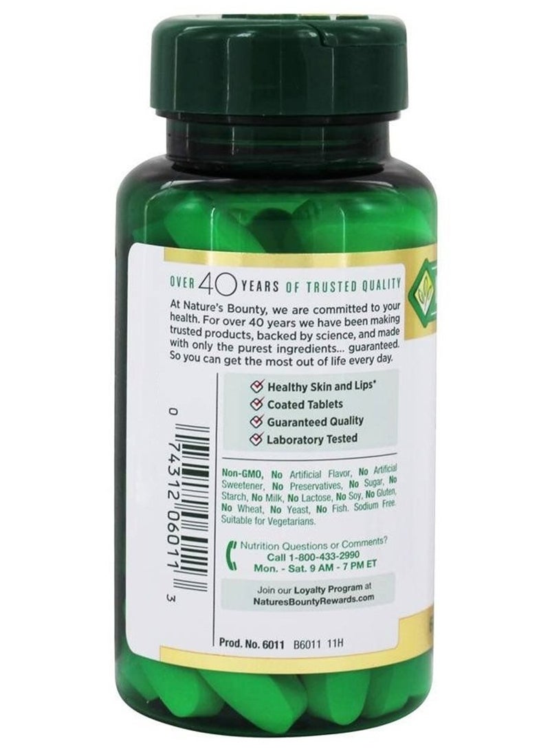NATURE'S BOUNTY Pack Of 2 L-lysine 1000 Mg 2x60 Coated Tablets  - Image 3