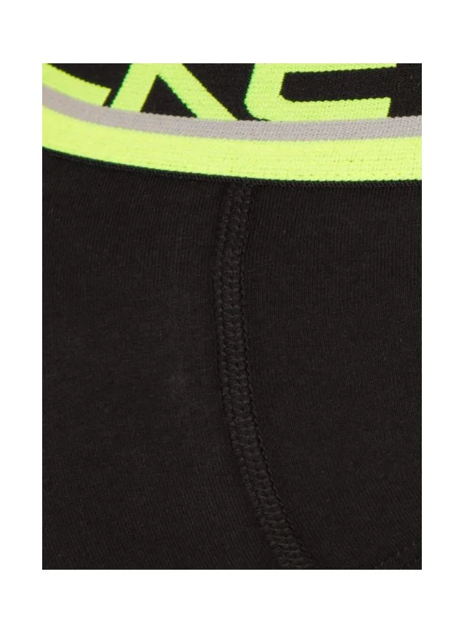 JOCKEY Men Cotton Briefs Pack of 1 FP01 Black and Neon Yellow Large Black and Neon Yellow L