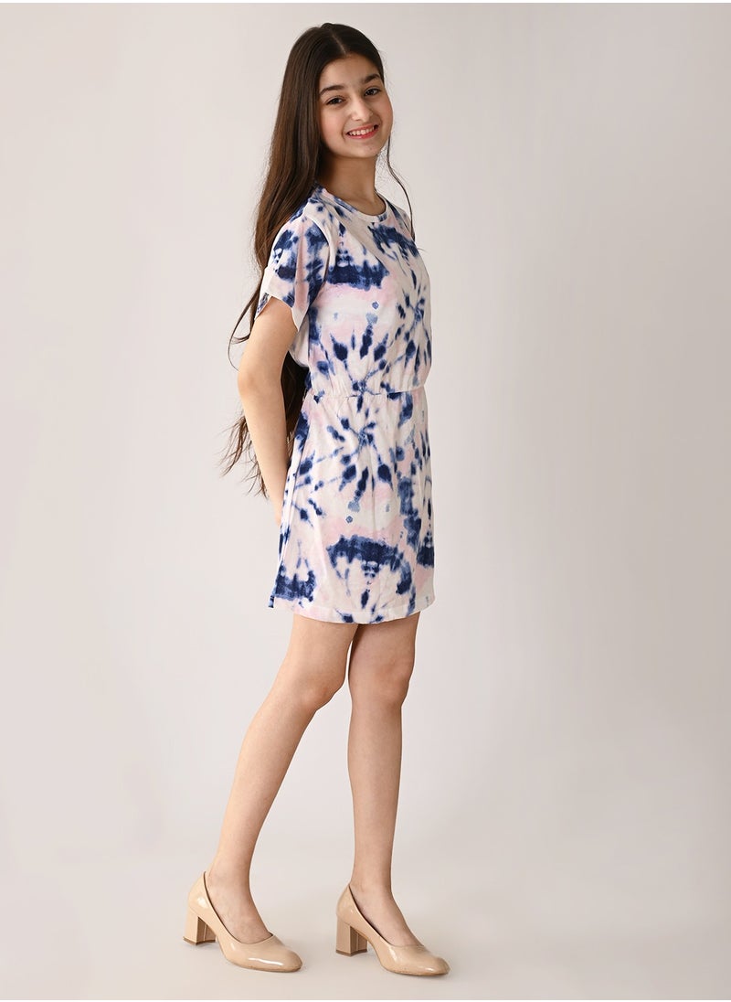 LILPICKS - White Blue Girls Wear Clothing set - Image 1