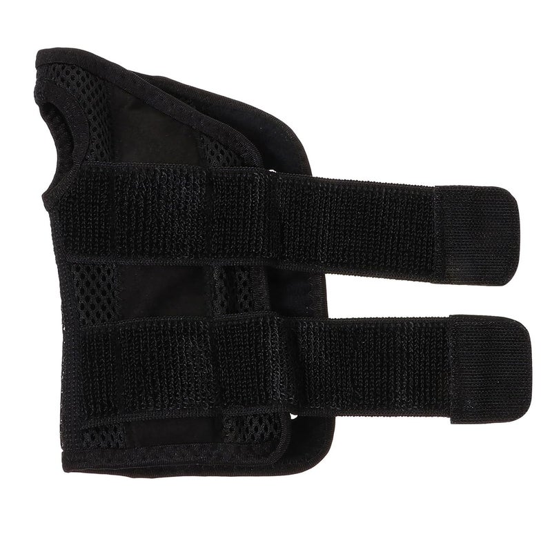 Wrist Brace with Splint, Adjustable Compression Support for Hand and Wrist, Stabilizing Orthosis for Carpal Tunnel, Sprains, Right Hand Large, Black - Image 1