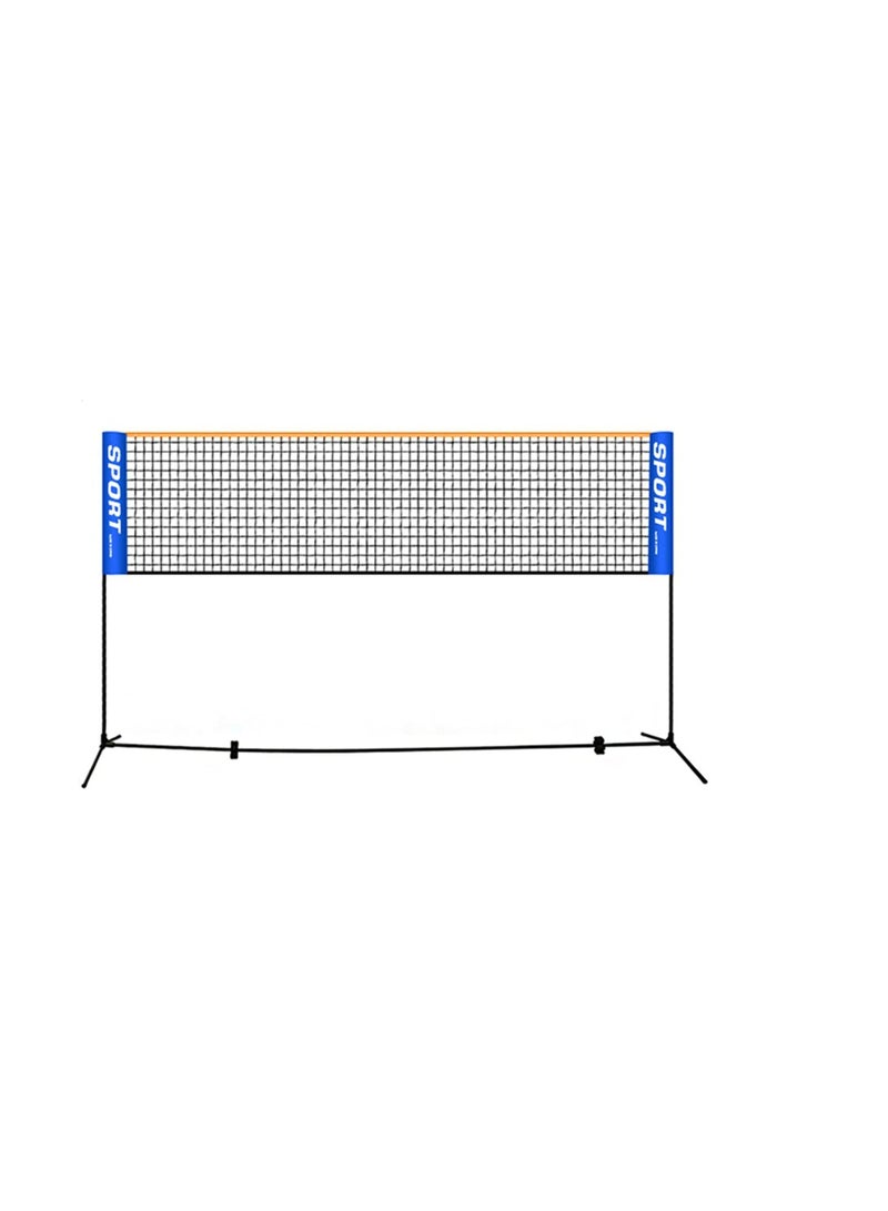 Generic Badminton Volleyball Tennis Net Set with Stand, Height Adjustable size 510cm - Image 1