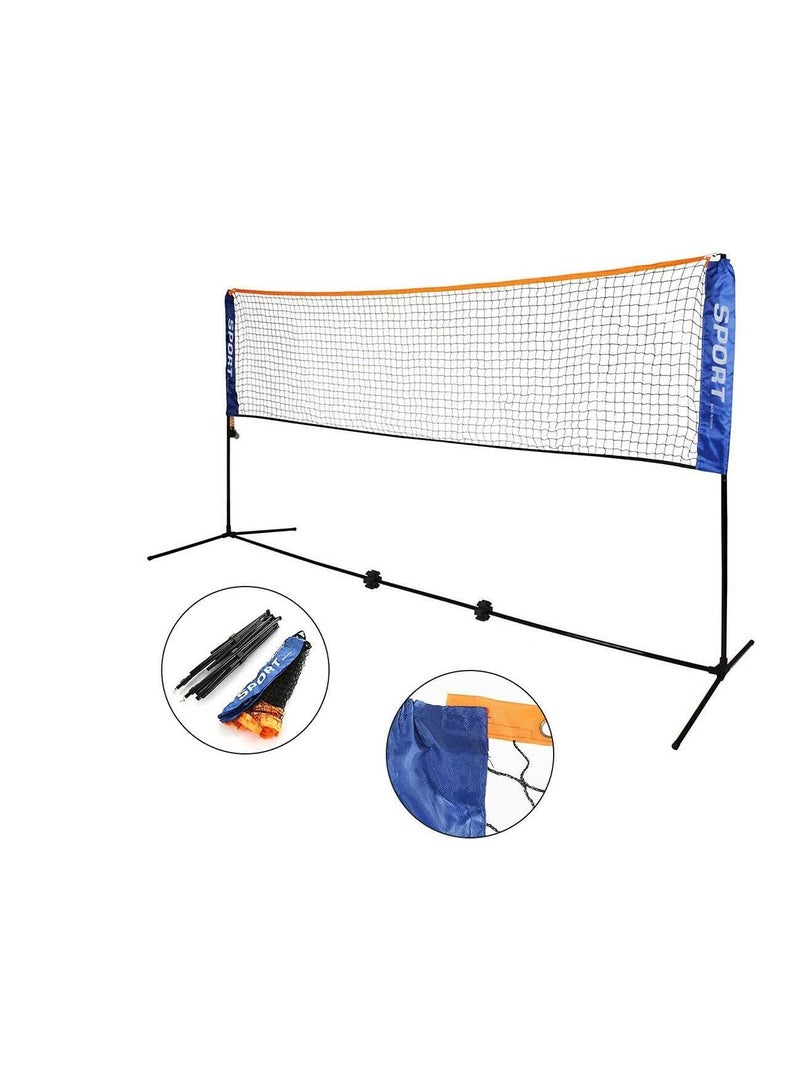 Generic Badminton Volleyball Tennis Net Set with Stand, Height Adjustable size 510cm - Image 2