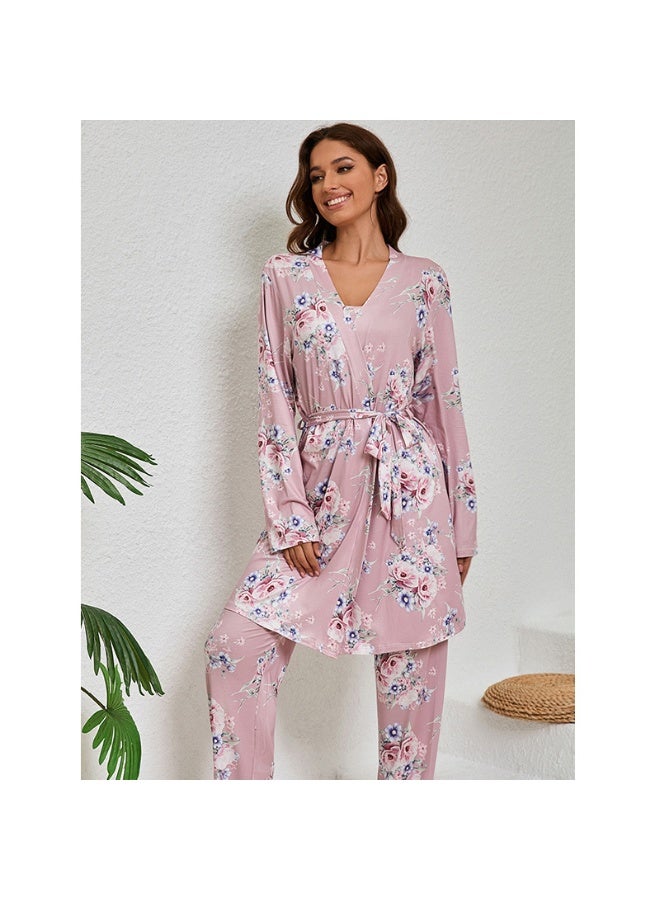 Women's Cotton Pajama Set - 3 Pieces
