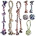Aitmexcn Dog Rope Toys for Large and Medium Aggressive Chewers 8 Pack Heavy Duty Dog Rope Toy for Large Dental Cleaning Chew Toys Tug Toy for Boredom 100 Cotton Indestructible Pet Toy - Image 3