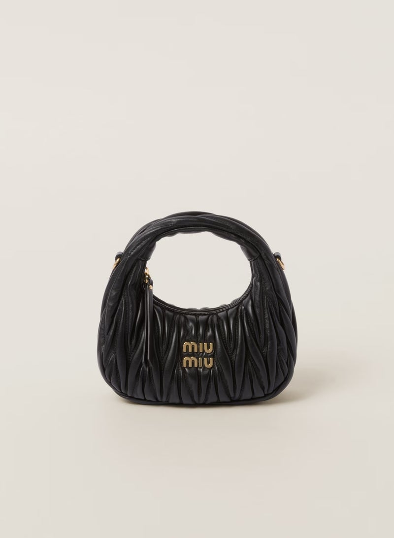 MIU MIU Wander nappa leather hobo Shoulder Bag  - Image 1