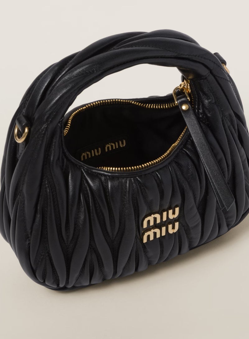MIU MIU Wander nappa leather hobo Shoulder Bag  - Image 5