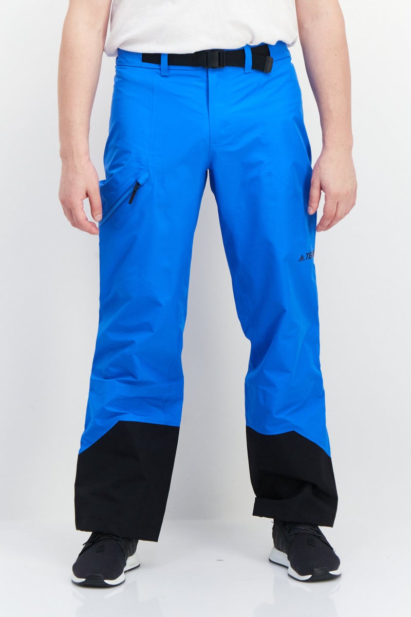 Adidas Men Sportswear Fit Outdoor Track Pants, Blue  - Image 1