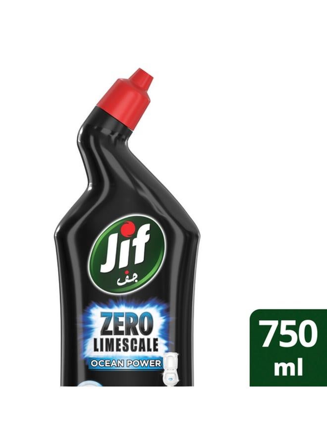Jif Zero Limescale Ocean Power Antibacterial Toilet Bowl Cleaner 750ml 62733951 - Image 3