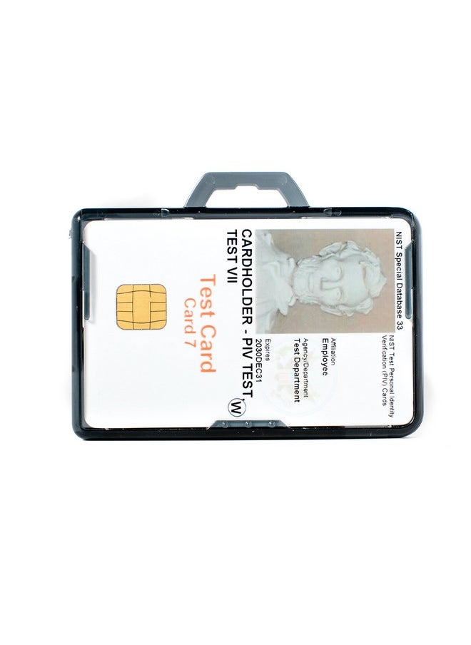 آي دي سترونجهولد حامل شارة حجب RFID من تصميم Duolite من Identity Stronghold - حامل شارة معتمد من FIPS - مصنوع في الولايات المتحدة الأمريكية بنسبة 100% (أسود)  - Image 5