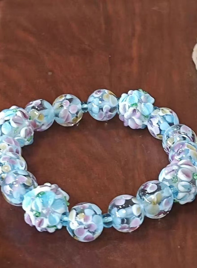 Ancient Chinese glass bead bracelet craftsmanship  - Image 1