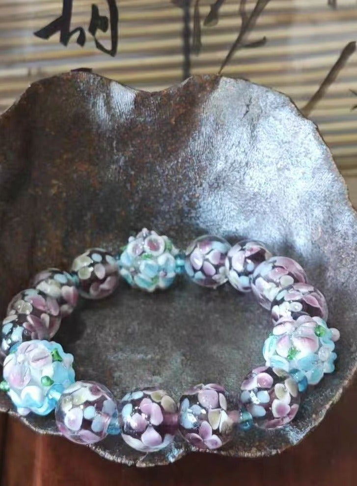 Ancient Chinese glass bead bracelet craftsmanship  - Image 2