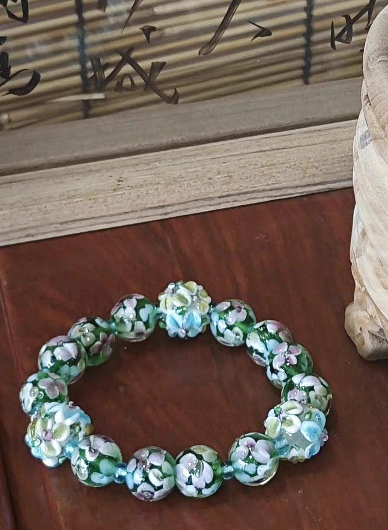 Ancient Chinese glass bead bracelet craftsmanship  - Image 3