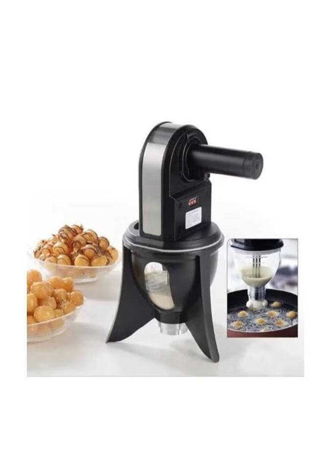 TIGER Sweet Dumpling Luqaimat Maker – Portable Electric Luqaimat & Sweet Ball Fryer, Multi-Purpose Mini Donut & Meatball Maker, Easy-to-Use Dessert Dispenser for Traditional Arabic Sweets, Home & Party Use  - Image 2