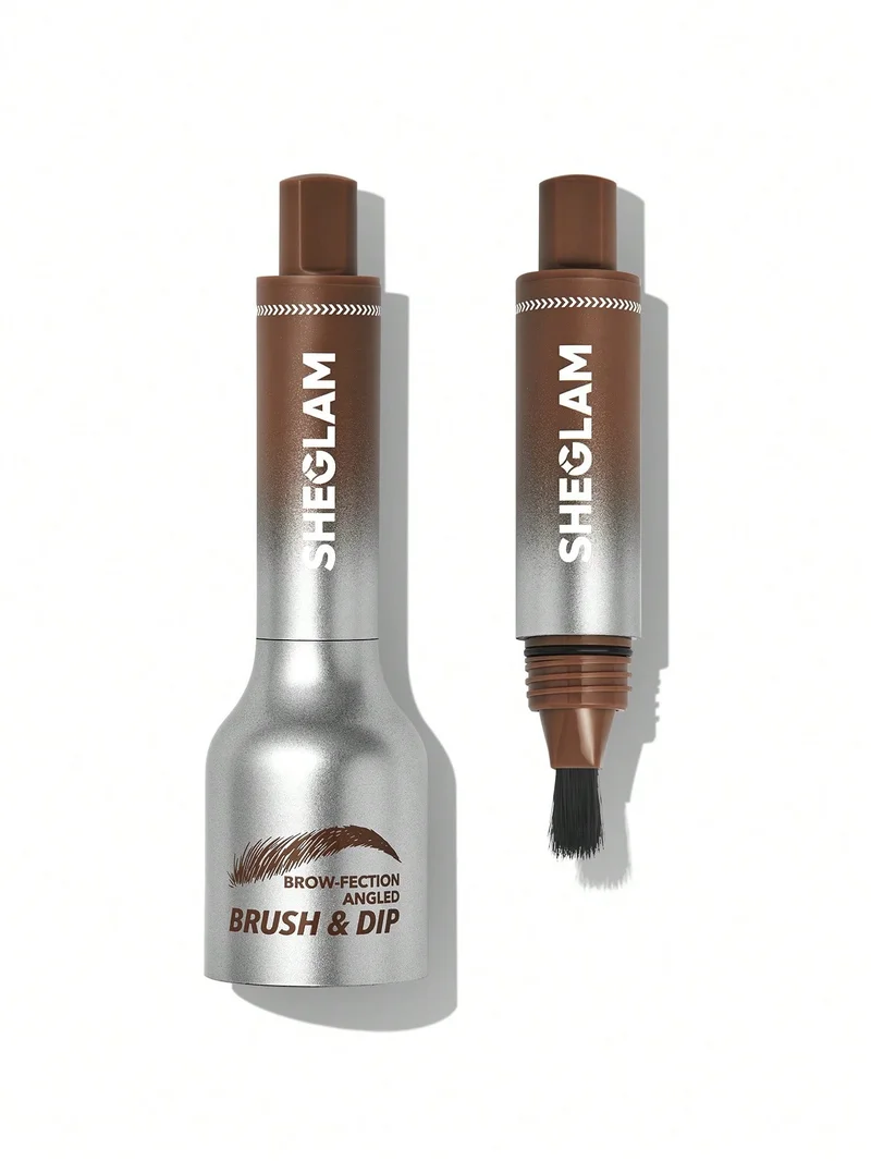 SHEGLAM SG SHEGLAM Brow-Fection Angled Brush & Dip-Auburn