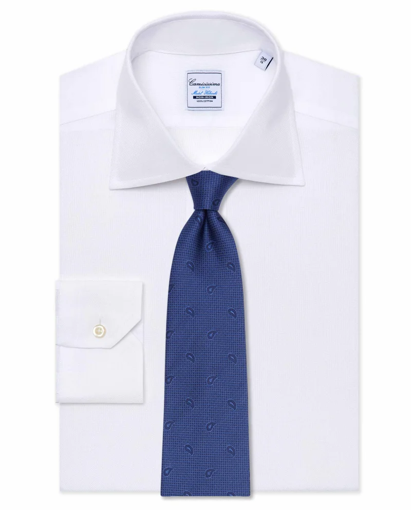 كاميتشسما ربطة عنق جاكار بنقوش حريرية