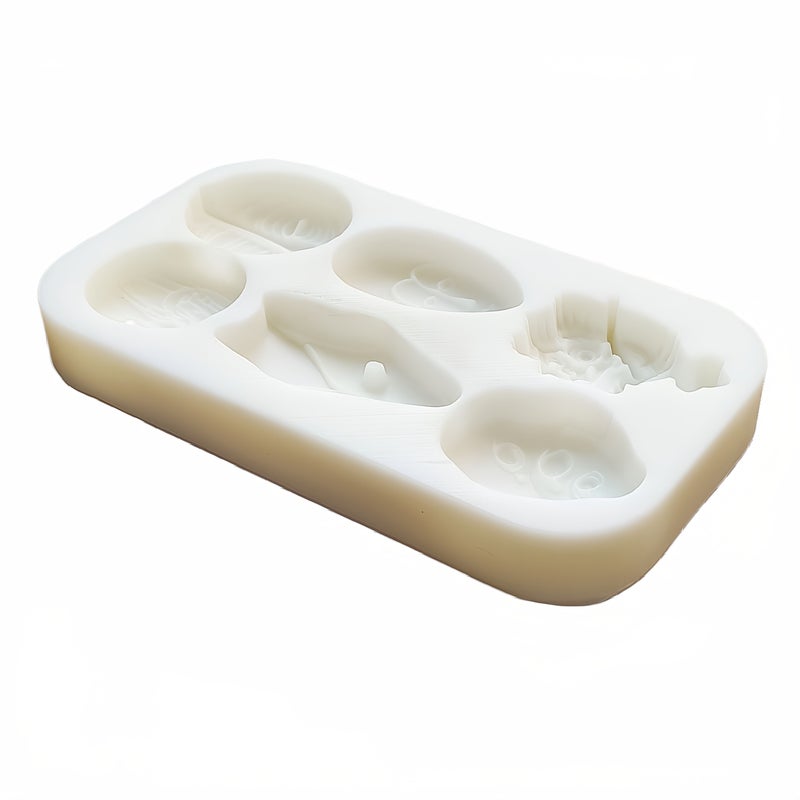 Abstract Mask Cake Molds for Creative Baking Supplies Party Decor - Image 5
