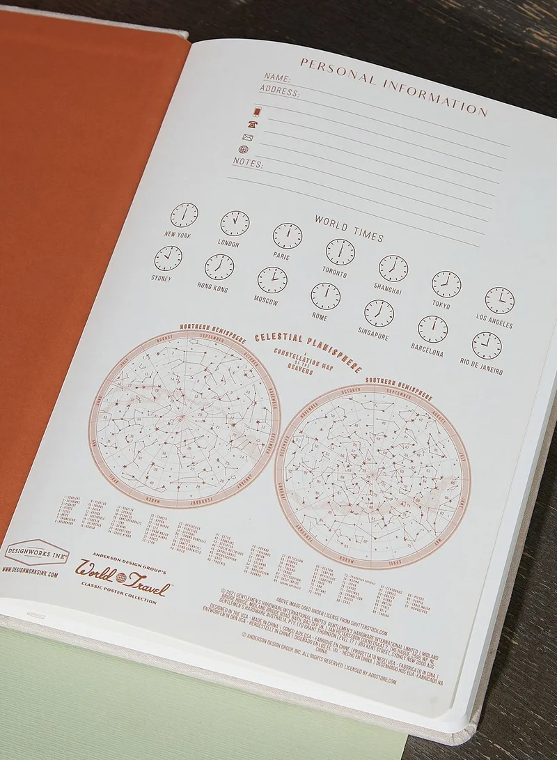 DesignWorks Ink Travel Journal