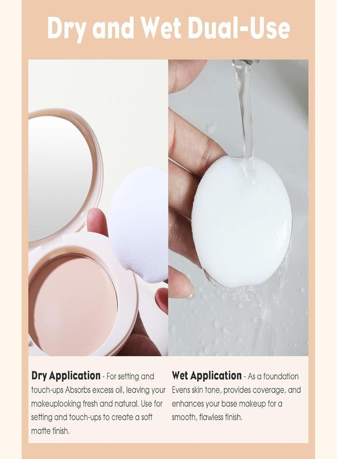 Brille Bee Fit For Me Compact Powder, Long-Lasting Matte Finish (Beige) - Image 4