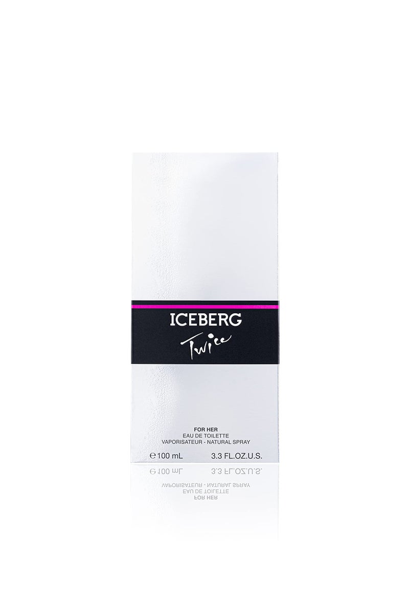 ICEBERG Twice Woman - Floral Aquatic Fragrance For The Modern Woman - Fresh And Bright Feminine EDT Spray Perfume For Women - Invigorating Notes Of Freesia, Cyclamen, Amber, Sandalwood - 3.3 Oz - Image 4