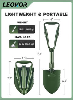 Outdoor Survival Shovel,Folding All-in-One Camping Shovel,Tactical Multi-tool,Compact Lightweight Aluminum Handle,W/Carrying Pouch Multi-Use Portable Camping Tool - pzsku/Z9C8C85AD3869344C22F8Z/45/_/1720668797/64ee3102-45c9-4019-9f2a-e7378ccf9675