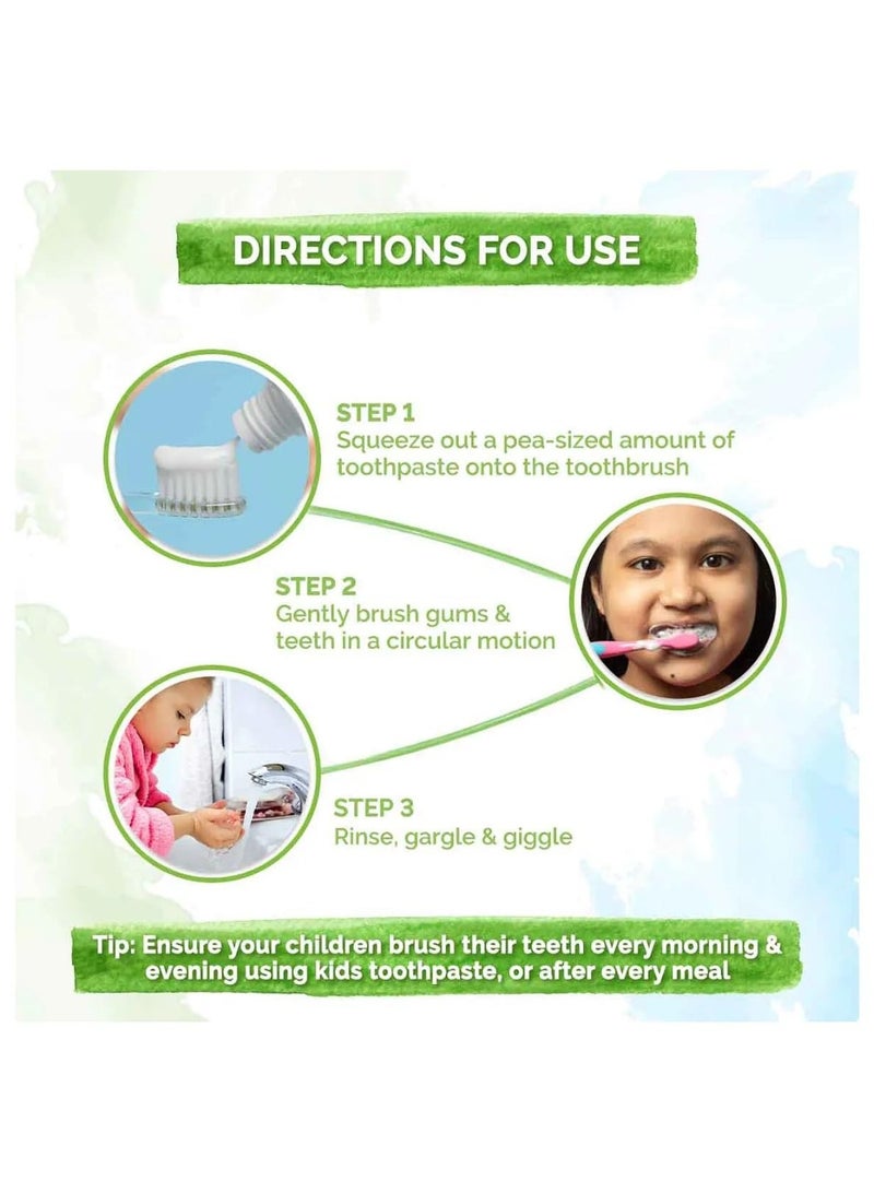 Mamaearth 100% Natural Berry Blast Kids Plaque Removal Toothpaste 50 Gm, Fluoride Free, SLS Free, No Artificial Flavours, Best for baby - Image 5